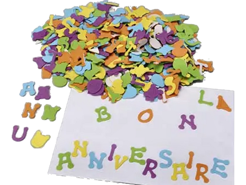 Foam letters, zelfklevend Foam letters, zelfklevend