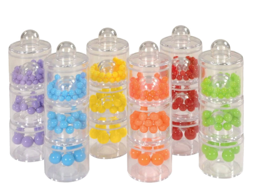 Klankbekers. Sorteren