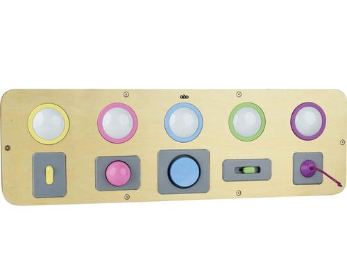 Aan uit. Licht bord