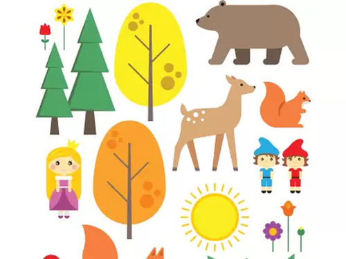 Muurstickers sprookjes Muurstickers sprookjes